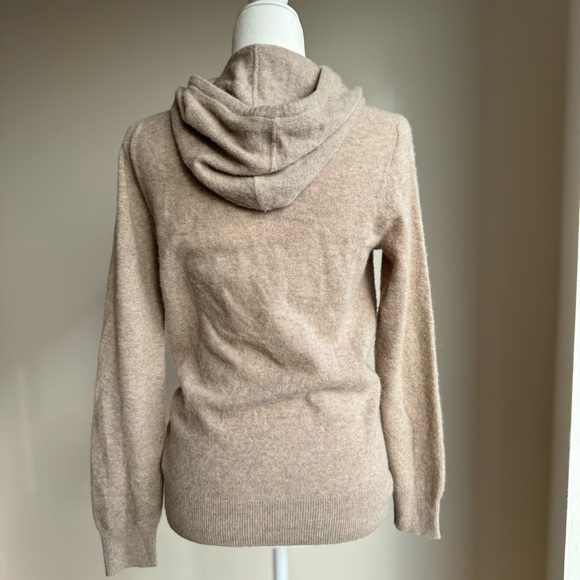 J.Crew brushed cashmere pullover hoodie Size XS - Picture 7 of 15